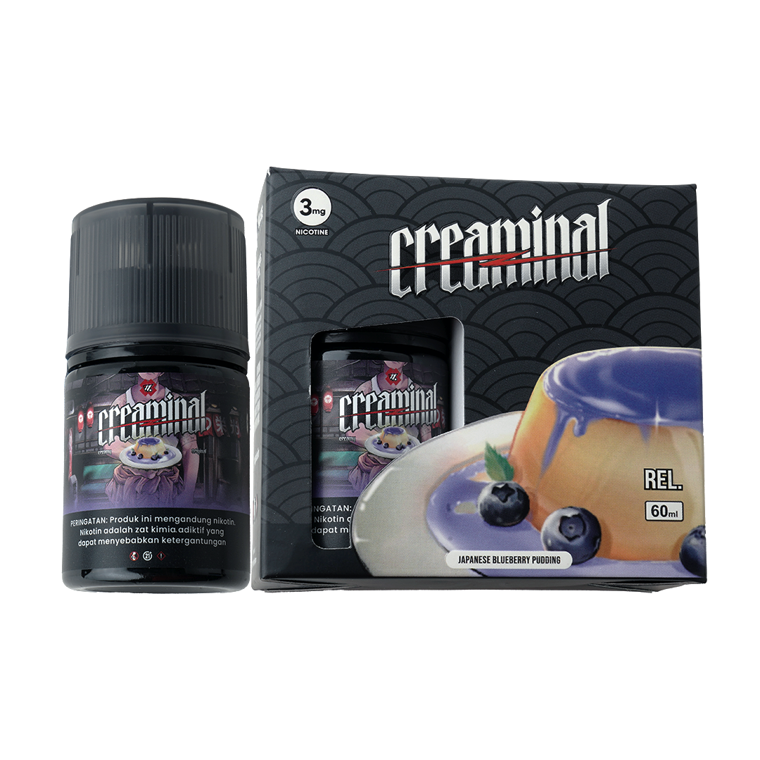 CREAMINAL - JAPANESE PUDING BLUEBERRY 60ML