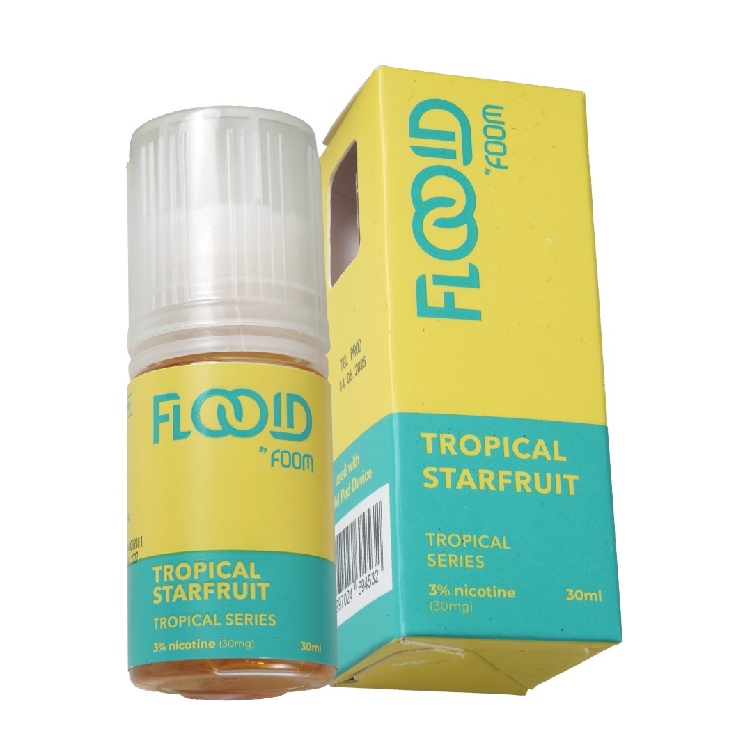 FOOM FLOOID – TROPICAL STARFRUIT 30ML – 30MG