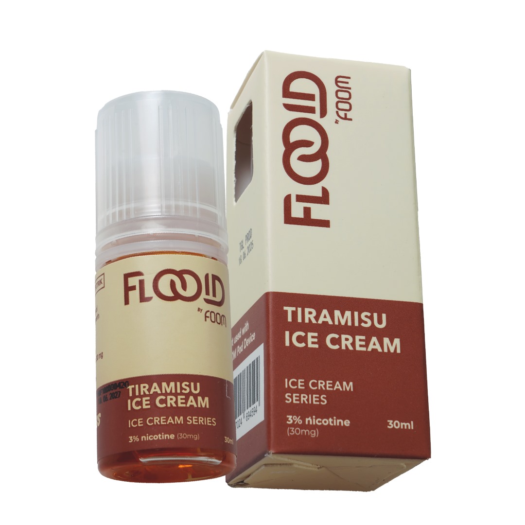 FOOM FLOOID – TIRAMISU ICE CREAM 30ML – 30MG