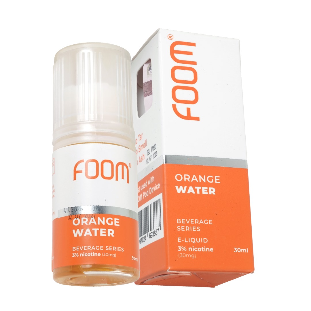 FOOM – ORANGE WATER 30ML – 30MG