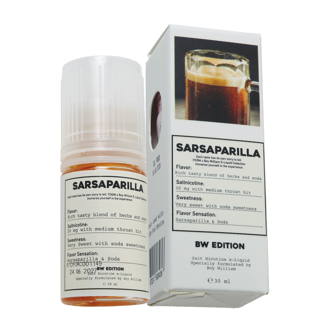 FOOM X BW – SARSAPARILLA 30ML – 30MG