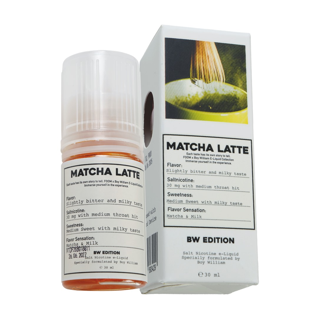 FOOM X BW – MATCHA LATTE 30ML – 30MG
