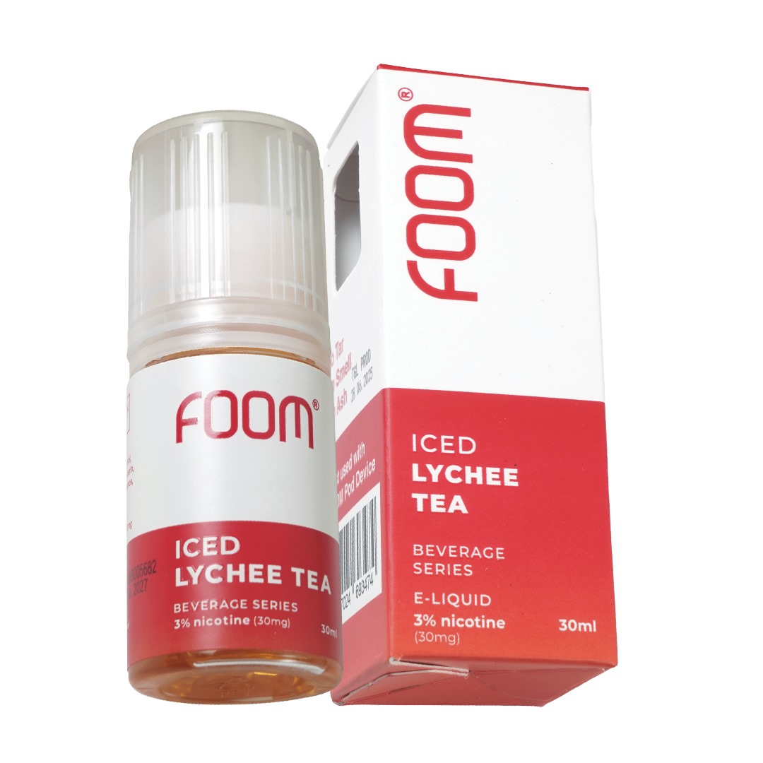 FOOM – ICED LYCHEE TEA 30ML – 30MG