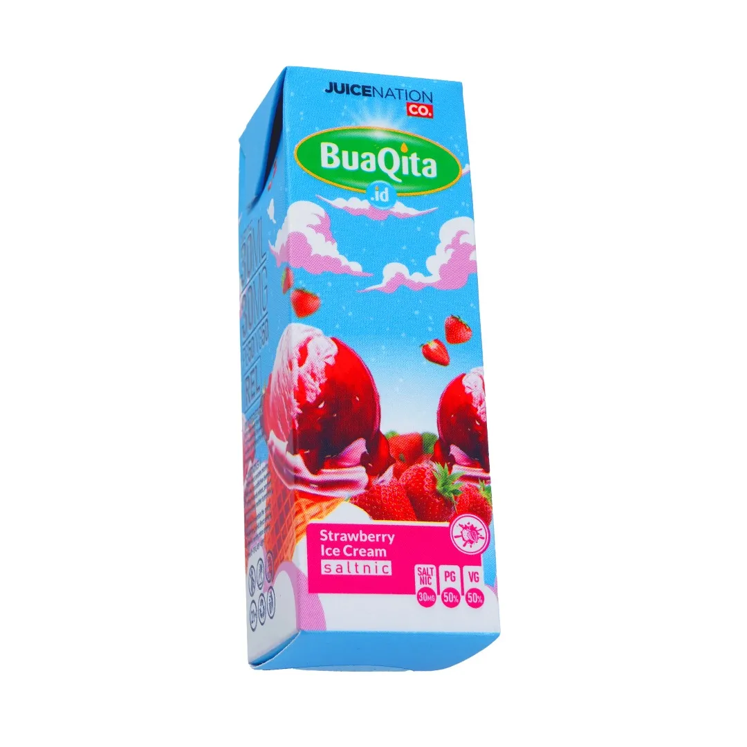 BUAQITA SALT – STRAWBERRY ICE CREAM 30ML – 30MG