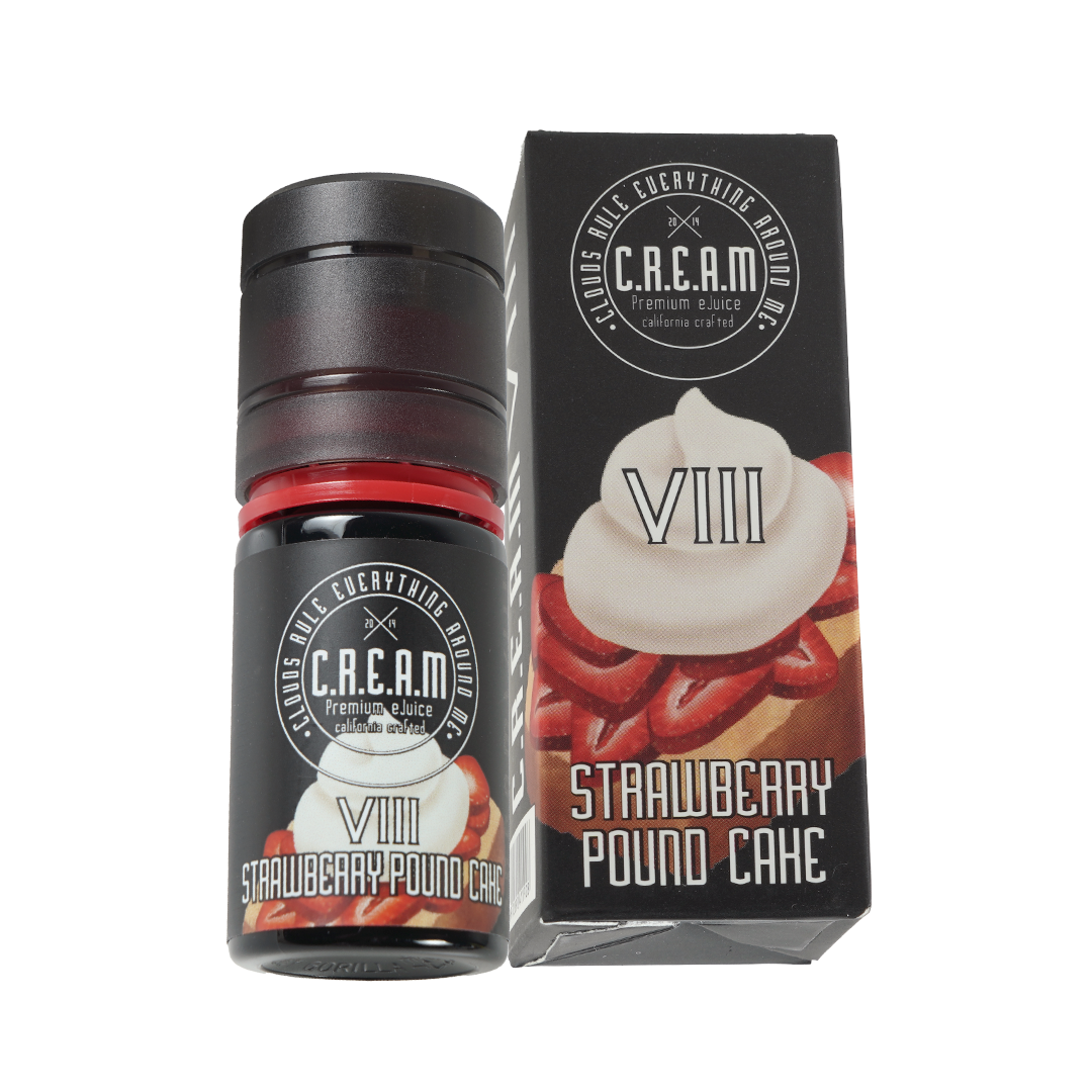 EJM Cream VIII - Strawberry Pound CAKE Saltnic