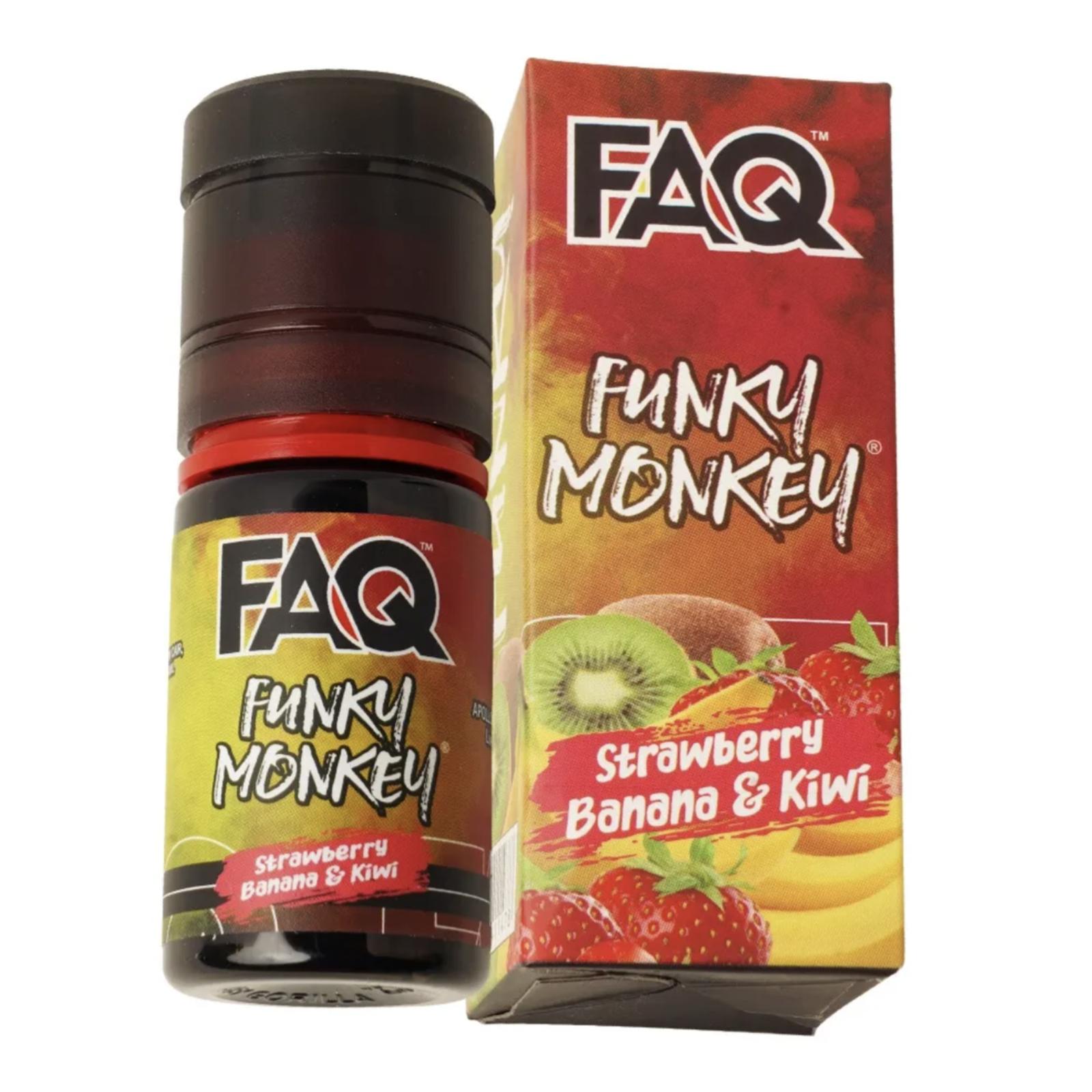 FAQ Funky Monkey - Strawberry Banana KIWI Saltnic