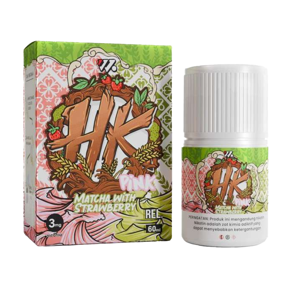 Happi Krunch PINK V2 - Matcha WITH Strawberry 60ML